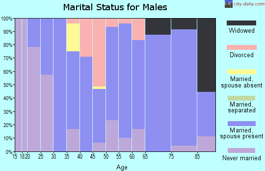 Zip code 51530 marital status for males