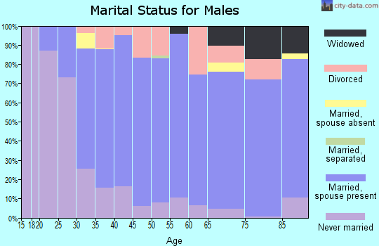 Zip code 51537 marital status for males