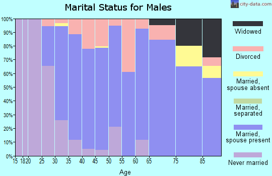 Zip code 51546 marital status for males