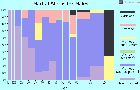 Zip code 51560 marital status for males