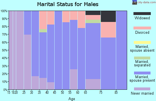 Zip code 51638 marital status for males