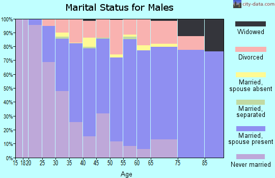 Zip code 52240 marital status for males
