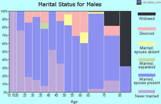 Zip code 52248 marital status for males