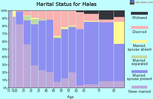 Zip code 53546 marital status for males