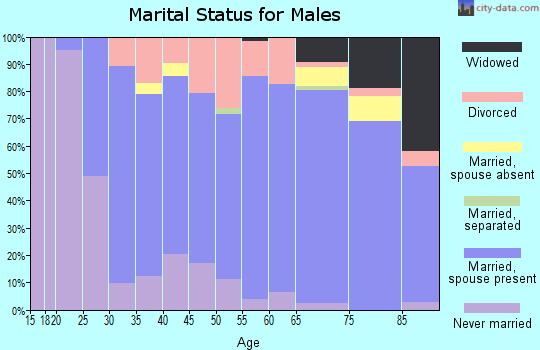 Zip code 56057 marital status for males