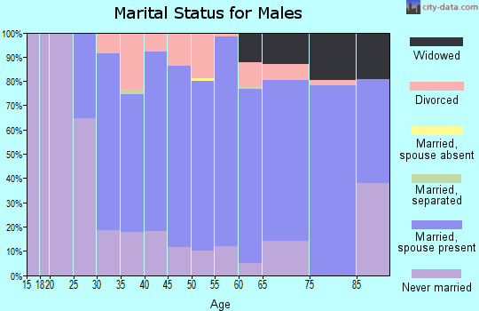 Zip code 56069 marital status for males