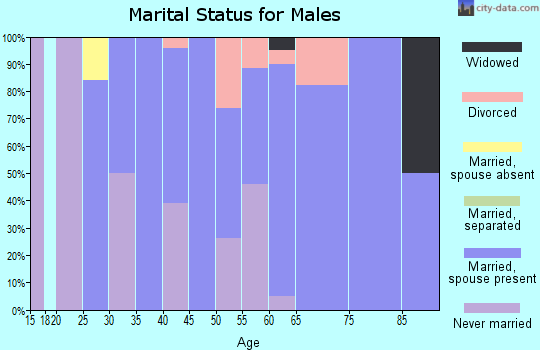 Zip code 56114 marital status for males