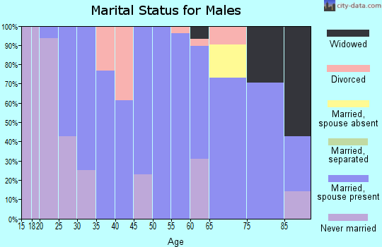 Zip code 56129 marital status for males
