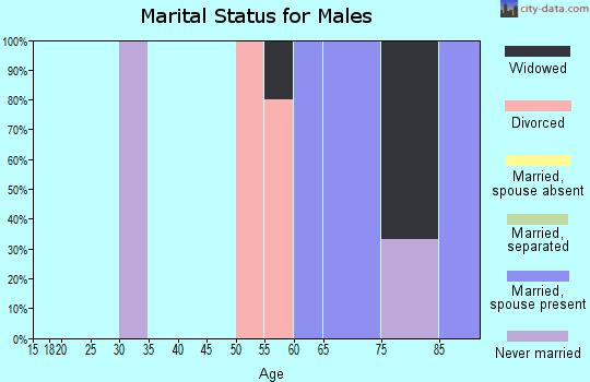 Zip code 56140 marital status for males