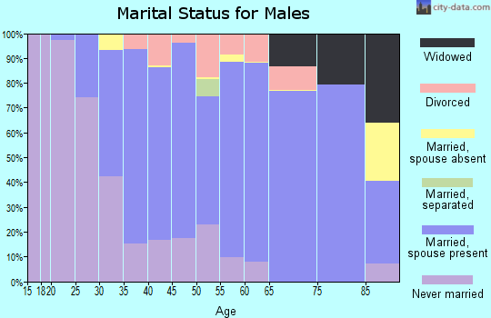 Zip code 56258 marital status for males