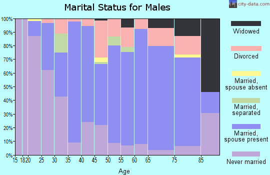 Zip code 56438 marital status for males