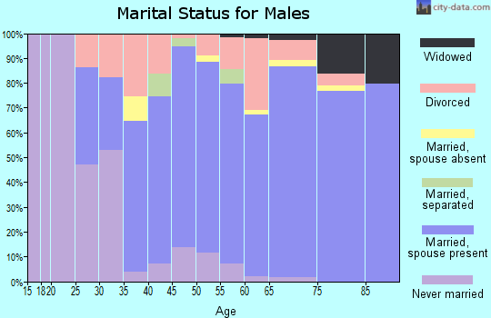 Zip code 56444 marital status for males