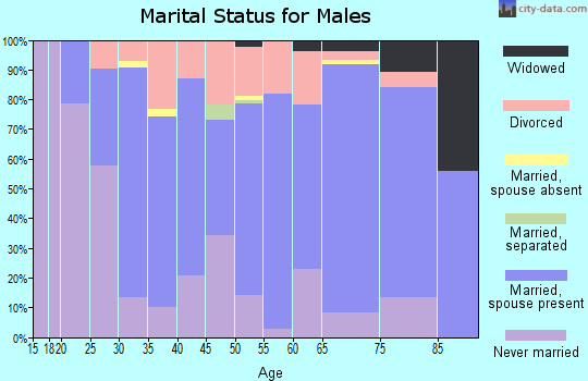 Zip code 56481 marital status for males