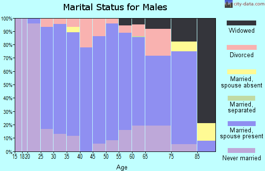 Zip code 56514 marital status for males