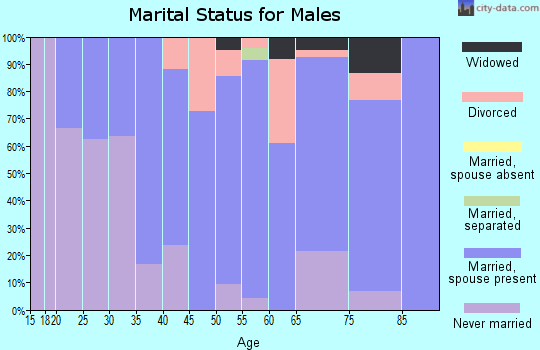 Zip code 56524 marital status for males