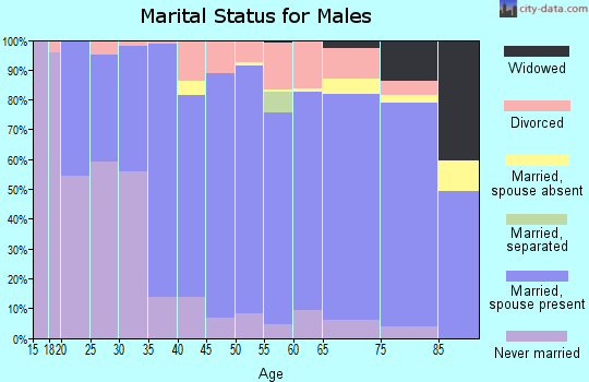 Zip code 56572 marital status for males