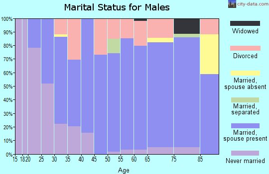 Zip code 56586 marital status for males