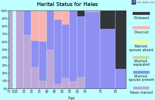 Zip code 56588 marital status for males