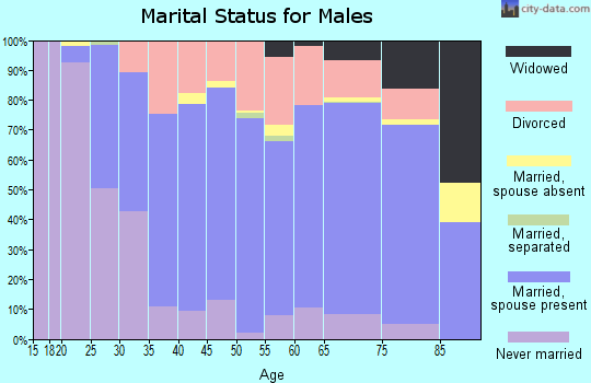 Zip code 56621 marital status for males