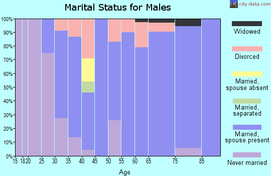 Zip code 56644 marital status for males