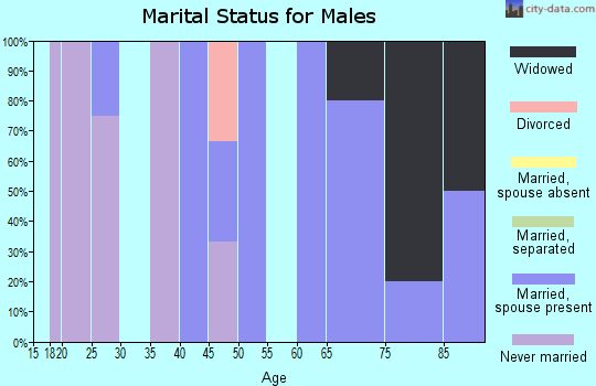 Zip code 56724 marital status for males