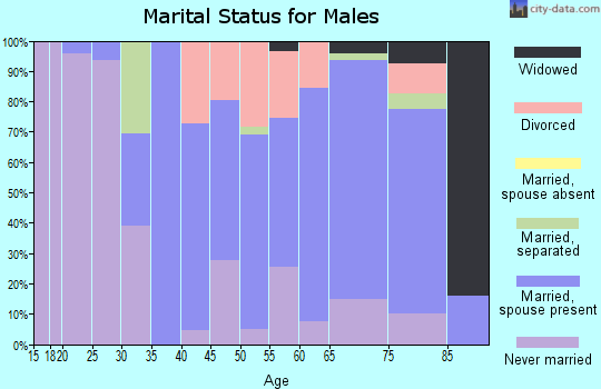 Zip code 56732 marital status for males