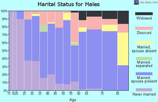 Zip code 57703 marital status for males