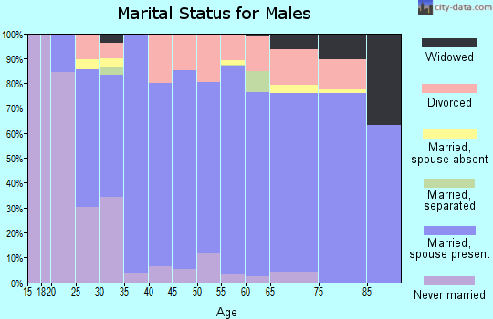 Zip code 59044 marital status for males