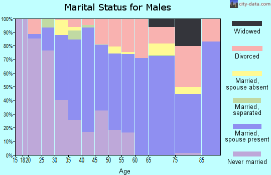 Zip code 59047 marital status for males