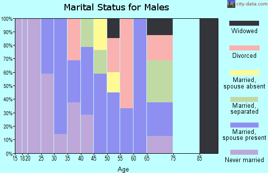 Zip code 59066 marital status for males