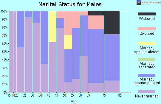 Zip code 59213 marital status for males