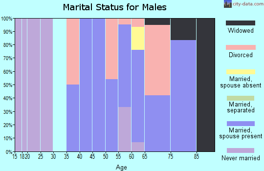 Zip code 59241 marital status for males