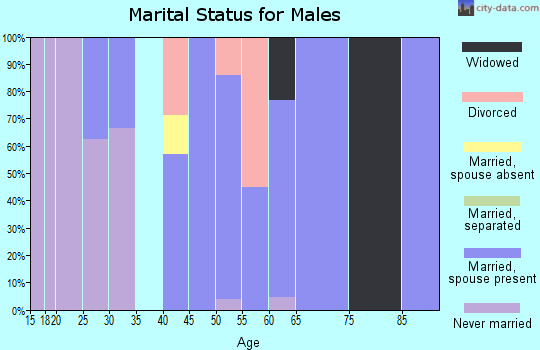 Zip code 59262 marital status for males