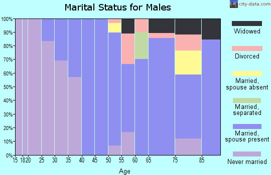 Zip code 59430 marital status for males