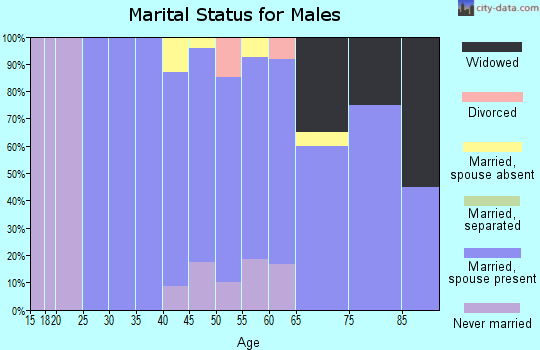 Zip code 59446 marital status for males