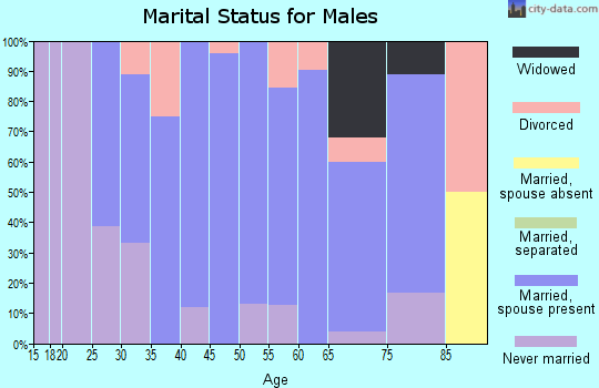 Zip code 59468 marital status for males