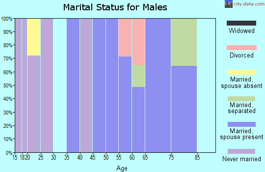 Zip code 59477 marital status for males