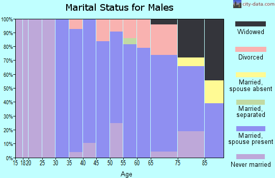 Zip code 59486 marital status for males