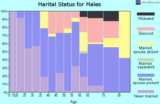 Zip code 59523 marital status for males