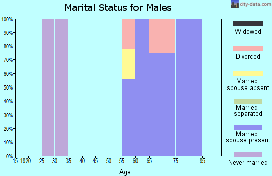 Zip code 59746 marital status for males