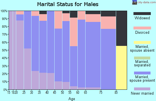 Zip code 61240 marital status for males