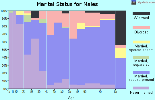 Zip code 62450 marital status for males