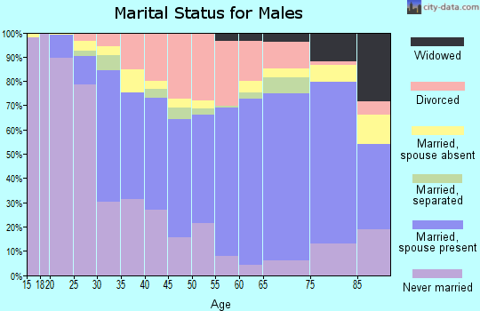 Zip code 62650 marital status for males