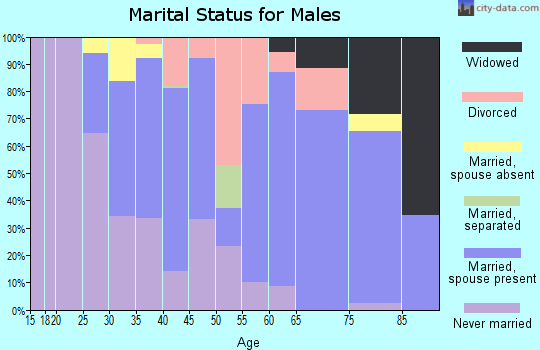 Zip code 62924 marital status for males