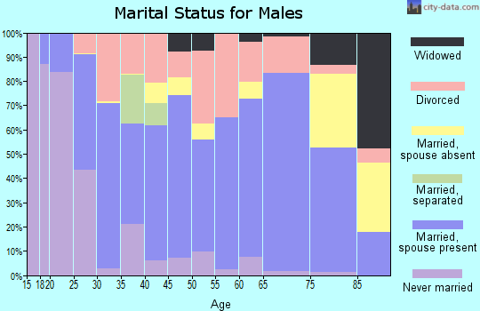 Zip code 65712 marital status for males