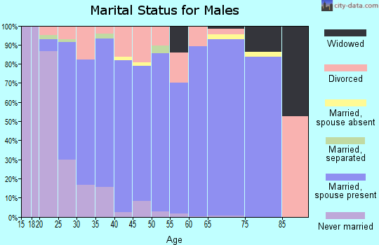 Zip code 65738 marital status for males