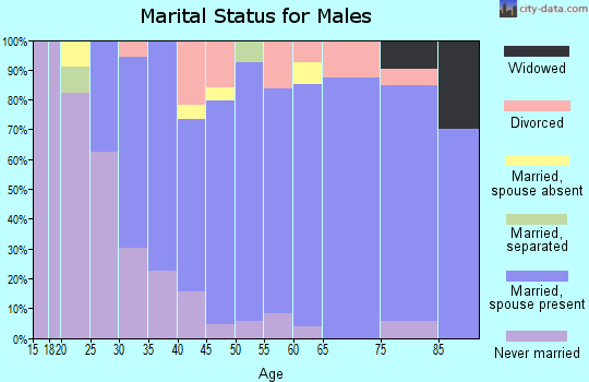 Zip code 68359 marital status for males