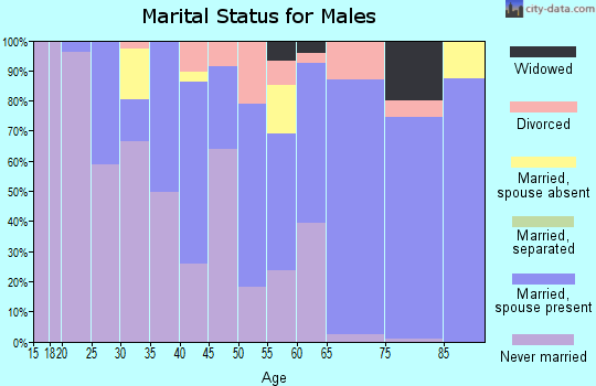 Zip code 68528 marital status for males