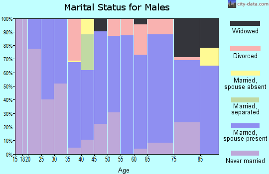 Zip code 68826 marital status for males