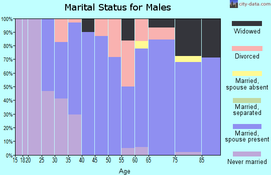 Zip code 68939 marital status for males